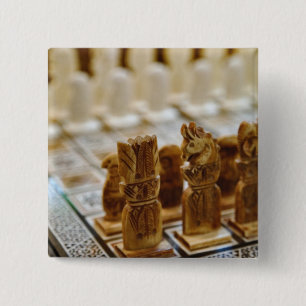 Schachspiel zum Verkauf, Khan el Khalili Bazaar, Button