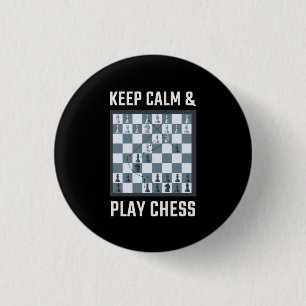 Schachspieler Button