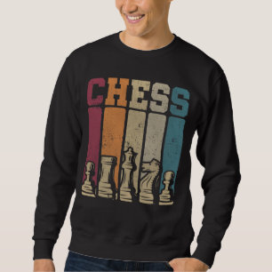 Schachspieler Checkmate Vintage Schachpartien Sweatshirt