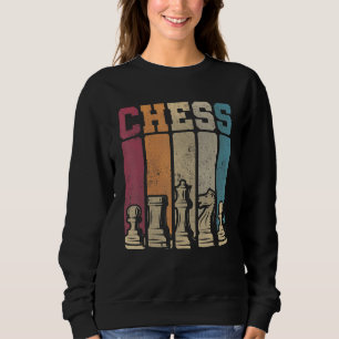 Schachspieler Checkmate Vintage Schachpartien Sweatshirt