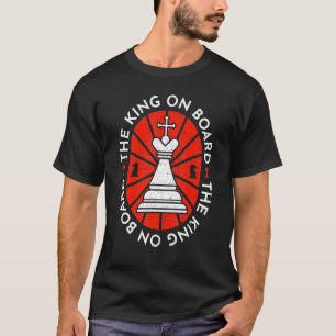 Schachspieler Der König an Bord Kasse King Bob T-Shirt