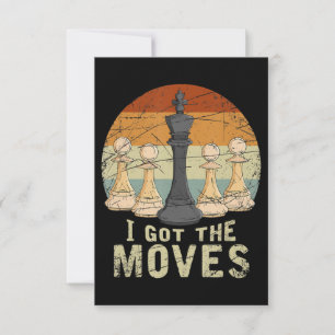 Schachspieler Einladung