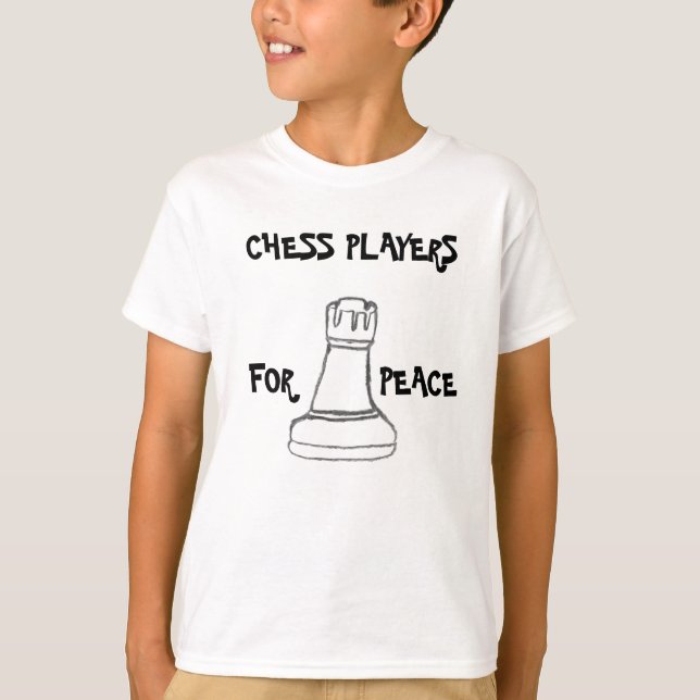 Schachspieler für Frieden T-Shirt (Vorderseite)