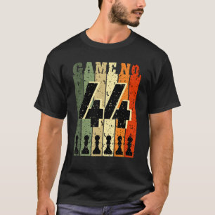 Schachspieler Geburtstag 44 Jahre alt Spielnummer T-Shirt