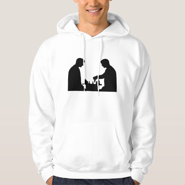 Schachspieler Hoodie (Vorderseite)