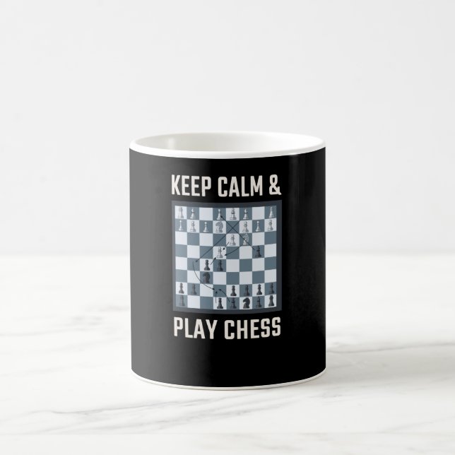 Schachspieler Kaffeetasse (Mittel)