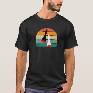 Schachspieler Königin Pflasterpfeife Bischof Ritte T-Shirt