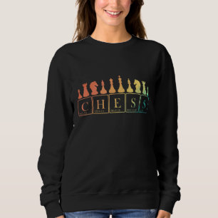 Schachspieler Männer Kinder Schachspiel Sweatshirt