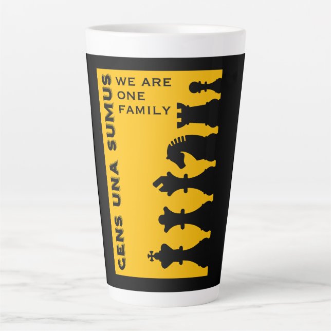 Schachspieler Milchtasse (Vorderseite)