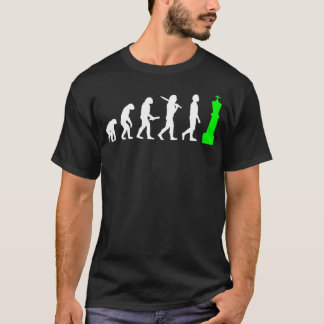 Schachspieler mit King Schachstück für Männer T-Shirt