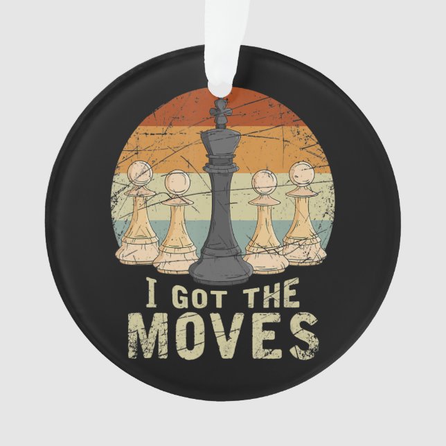 Schachspieler Ornament (Vorderseite)