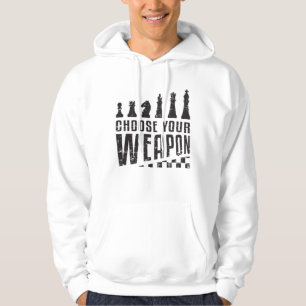 Schachspieler Schachbrettspiel-Mainboard Game-Gesc Hoodie