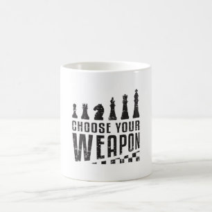 Schachspieler Schachbrettspiel-Mainboard Game-Gesc Kaffeetasse