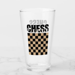 Schachspieler, Schachspiel Lover Glas