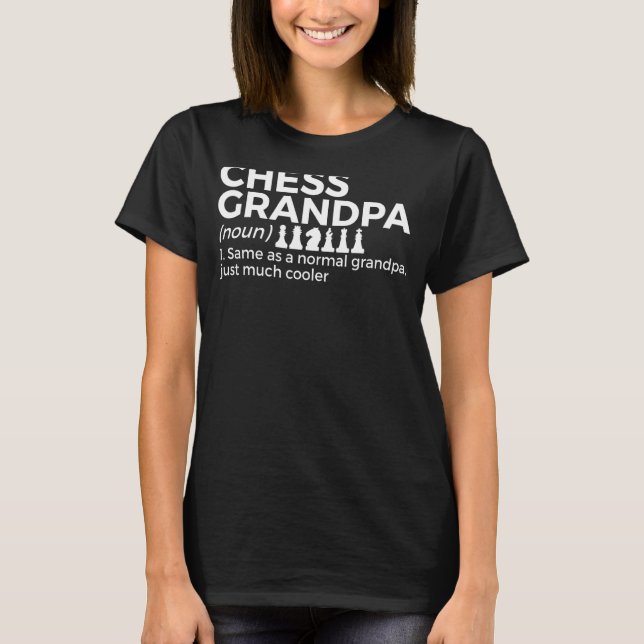 Schachspieler T-Shirt (Vorderseite)