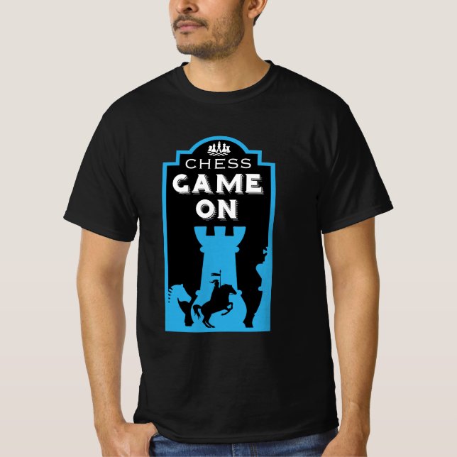 Schachspieler T-Shirt (Vorderseite)