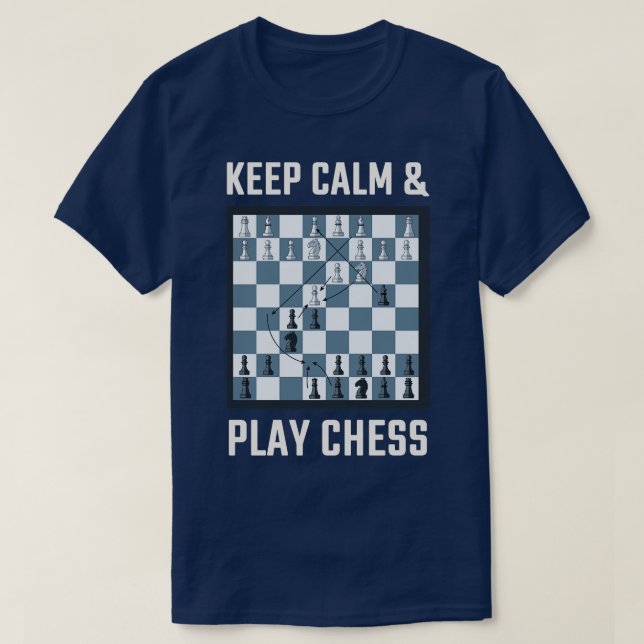 Schachspieler T-Shirt (Design vorne)