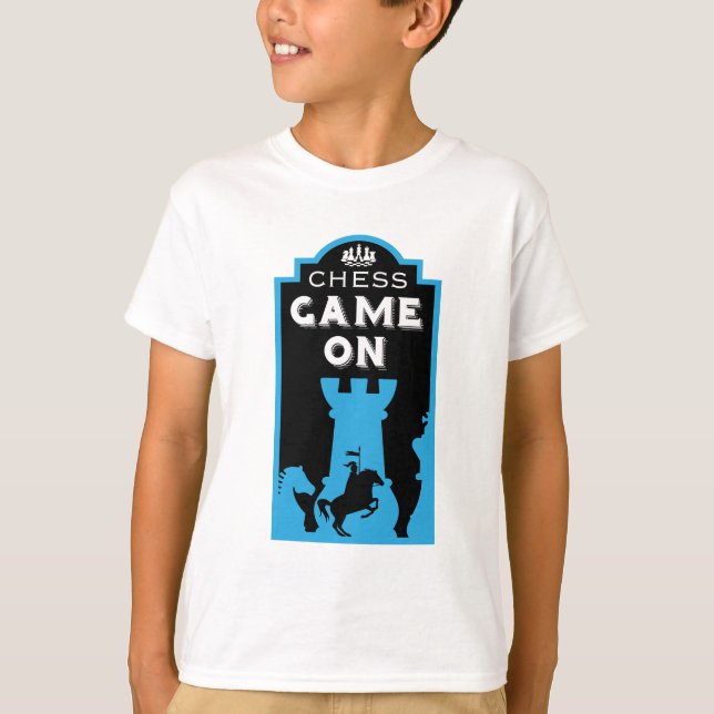 Schachspieler T-Shirt (Vorderseite)