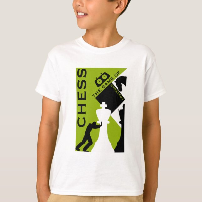 Schachspieler T-Shirt (Vorderseite)