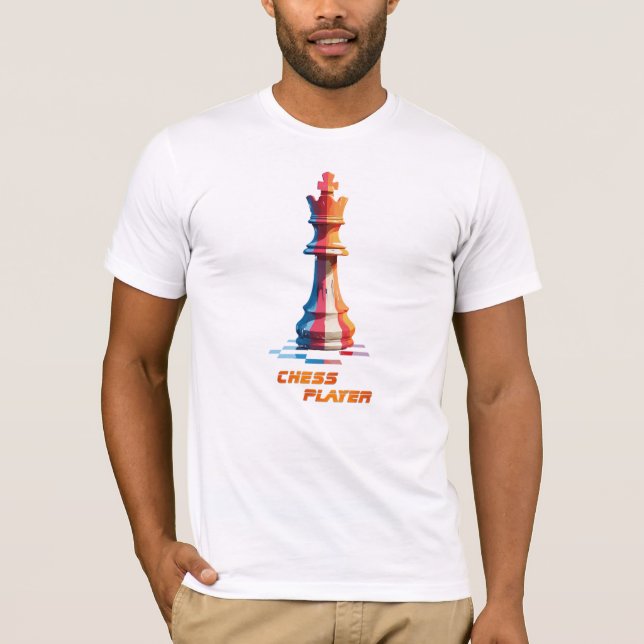 Schachspieler T-Shirt (Vorderseite)