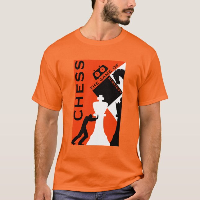 Schachspieler T-Shirt (Vorderseite)