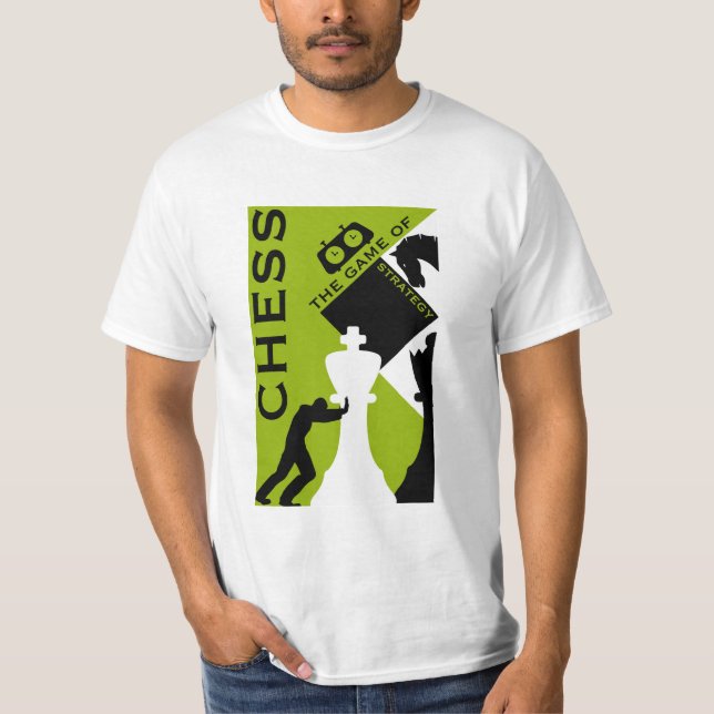 Schachspieler T-Shirt (Vorderseite)