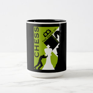 Schachspieler Zweifarbige Tasse