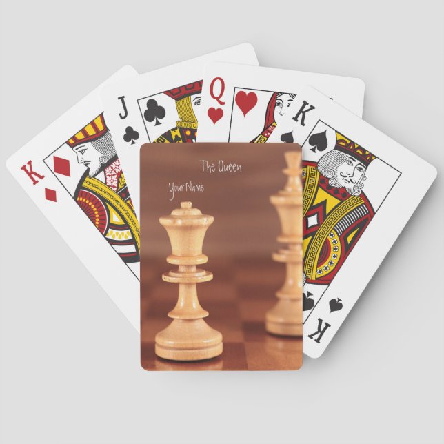 Schachspielkarten Spielkarten (Rückseite)