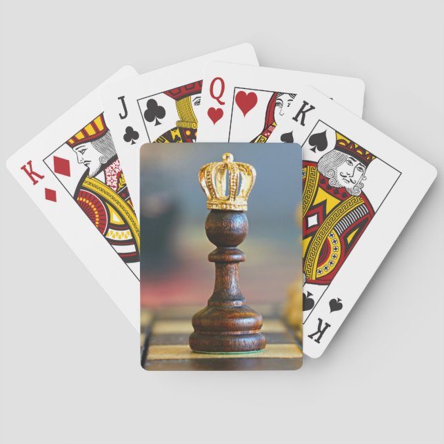 Schachspielkarten Spielkarten (Rückseite)