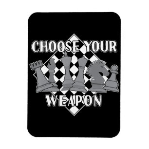 Schachspielstrategie als Geschenk für einen Schach Magnet