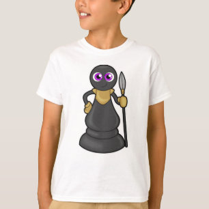 Schachstück bei Schach mit Spear gepaart T-Shirt