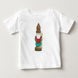 Schachstück Bishop Schach Baby T-shirt