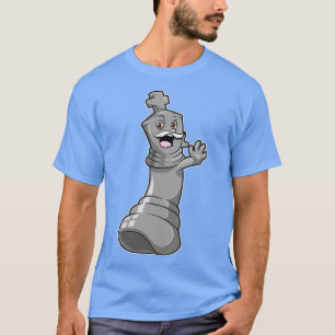 Schachstück King bei Schach 2 T-Shirt