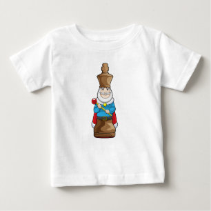 Schachstück King Chess Baby T-shirt