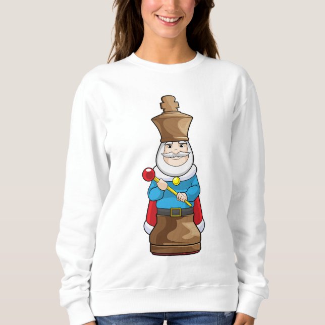 Schachstück King Chess Sweatshirt (Vorderseite)