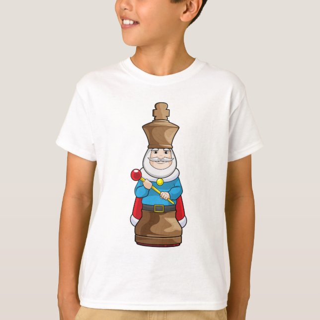 Schachstück King Chess T-Shirt (Vorderseite)