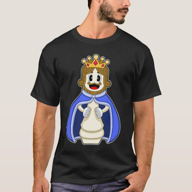 Schachstück King Chess T-Shirt (Vorderseite)