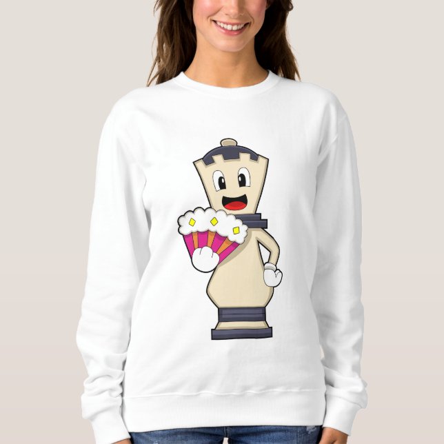 Schachstück Königin beim Schach.PNG Sweatshirt (Vorderseite)