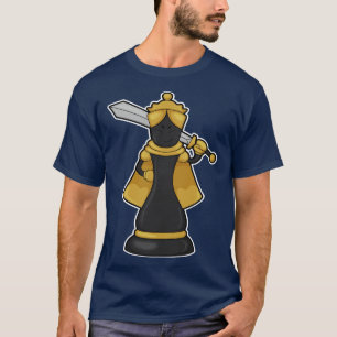 Schachstück mit Schwert T-Shirt
