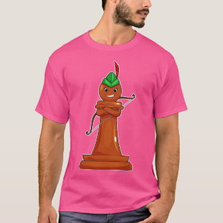 Schachstück Pawn Archer Schach T-Shirt
