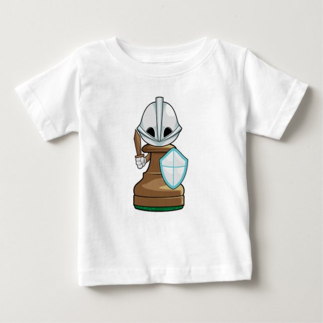 Schachstück Pawn Schach Baby T-shirt (Vorderseite)