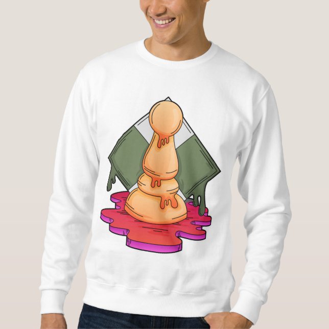 Schachstück Pawn Sweatshirt (Vorderseite)