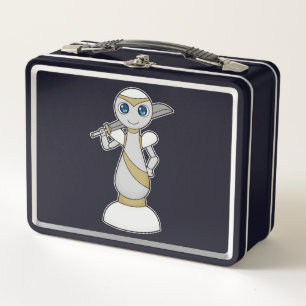 Schachstück Pawn Sword Schach Metall Brotdose