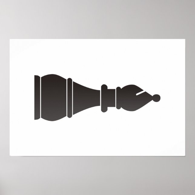 Schachstück Poster (Vorne)