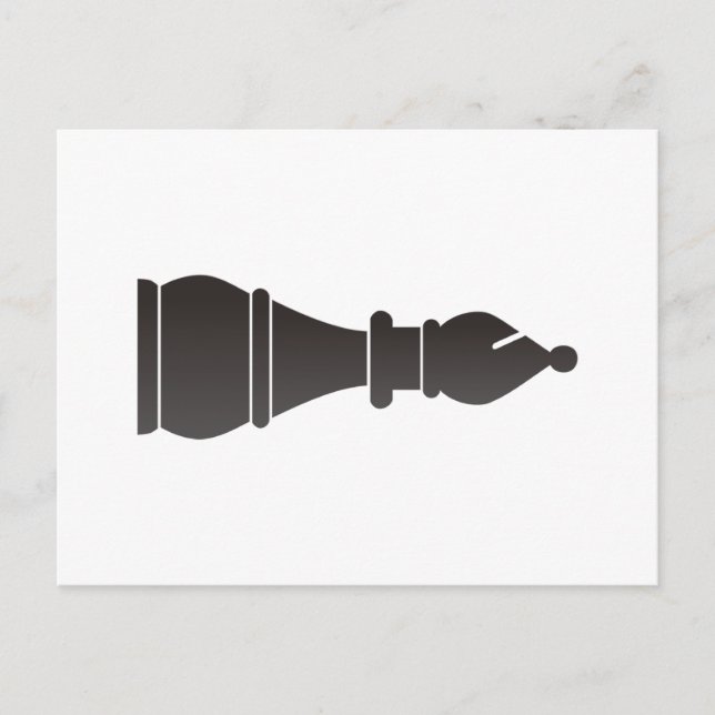 Schachstück Postkarte (Vorderseite)