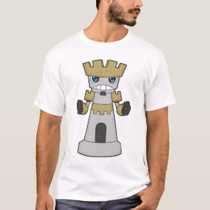 Schachstück Rook Schach T-Shirt
