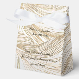 Schachtel für das Design von Gold und Weiß Geschenkschachtel