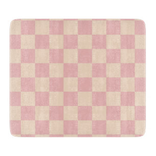 Schachtel für Rosa und Creme Schneidebrett