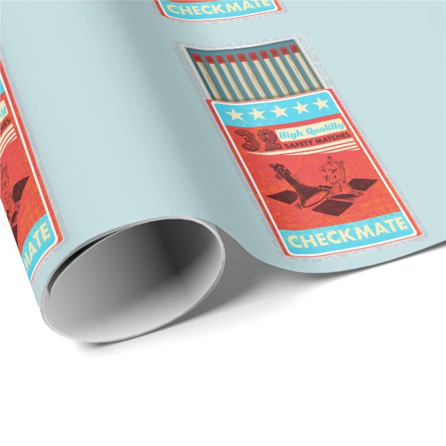 Schachtel für Streichhölzer Pop Geschenkpapier (Rolleneckpunkt)