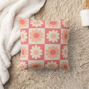 Schachtel Fuzz Orange Blume Kissen